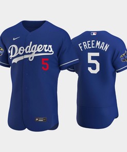 Los Angeles Dodgers Freddie Freeman 5 Alternate Royal 2022-23 All-Star Game Jersey - Robokeg