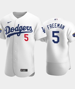 Los Angeles Dodgers Freddie Freeman 5 Home White 2022-23 All-Star Game Jersey - Robokeg