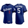 Los Angeles Dodgers Freddie Freeman 5 Mlb 2021 City Connect Royal Jersey Gift For Dodgers Fans - Robokeg
