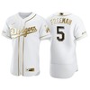 Los Angeles Dodgers Freddie Freeman 5 Mlb Golden City Brandedition White Jersey Gift For Dodgers Fans - Robokeg