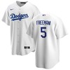 Los Angeles Dodgers Freddie Freeman 5 Mlb Home White Jersey Gift For Dodgers Fans - Robokeg