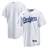 Los Angeles Dodgers Home Blank Men Jersey - White - Robokeg