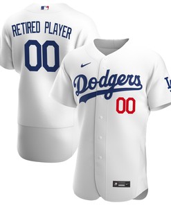 Los Angeles Dodgers Home Pick-a-player Retired Roster Authentic Jersey - White Custom Jerseys Mlb - Robokeg