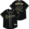 Los Angeles Dodgers Jackie Robinson #42 2020 Mlb Black Jersey A2 - Robokeg