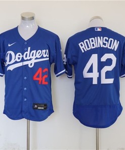 Los Angeles Dodgers Jackie Robinson #42 2020 Mlb Navy Blue Jersey - Robokeg