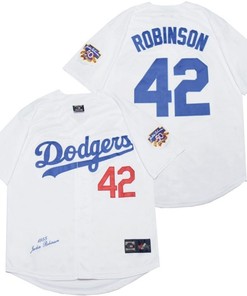 Los Angeles Dodgers Jackie Robinson #42 2020 Mlb White Jersey - Robokeg