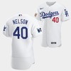 Los Angeles Dodgers Jimmy Nelson White Jersey 40 Jackie Robinson 75th Anniversary 2022-23 Uniform - Robokeg