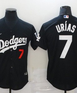 Los Angeles Dodgers Julio Urias #7 2020 Mlb Black Jersey - Robokeg