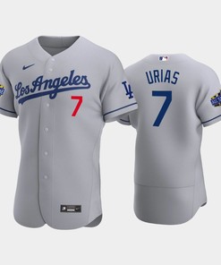Los Angeles Dodgers Julio Urias 7 Road Gray 2022-23 All-Star Game Jersey - Robokeg