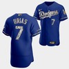 Los Angeles Dodgers Julio Urias Royal Jersey 7 Golden Diamond 2022-23-23 Uniform - Robokeg