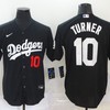 Los Angeles Dodgers Justin Turner #10 2020 Mlb Black Jersey - Robokeg