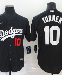 Los Angeles Dodgers Justin Turner #10 2020 Mlb Black Jersey - Robokeg