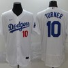 Los Angeles Dodgers Justin Turner #10 2020 Mlb White Jersey - Robokeg