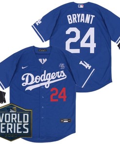 Los Angeles Dodgers Kobe Bryant #24 2020 Mlb Blue Jersey - Robokeg