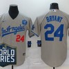 Los Angeles Dodgers Kobe Bryant #24 2020 Mlb Grey Jersey - Robokeg