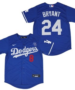 Los Angeles Dodgers Kobe Bryant #24 2020 Mlb Navy Blue Jersey - Robokeg