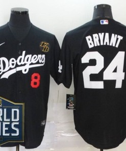 Los Angeles Dodgers Kobe Bryant #24 2020 Mlb New Arrival Black Jersey - Robokeg