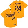 Los Angeles Dodgers Kobe Bryant #24 2020 Mlb Yellow Jersey - Robokeg