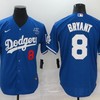 Los Angeles Dodgers Kobe Bryant #8 2020 Mlb Navy Blue Jersey - Robokeg