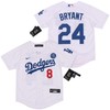 Los Angeles Dodgers Kobe Bryant #8 2020 Mlb White Jersey - Robokeg