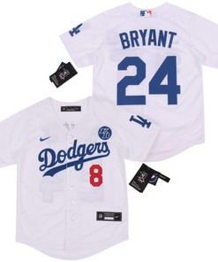 Los Angeles Dodgers Kobe Bryant #8 2020 Mlb White Jersey - Robokeg