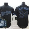 Los Angeles Dodgers Kobe Bryant Black Mamba #24 2020 Mlb Black Jersey - Robokeg