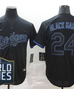 Los Angeles Dodgers Kobe Bryant Black Mamba #24 2020 Mlb Black Jersey - Robokeg