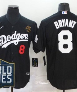 Los Angeles Dodgers Kris Bryant #8 2020 Mlb Black Jersey - Robokeg