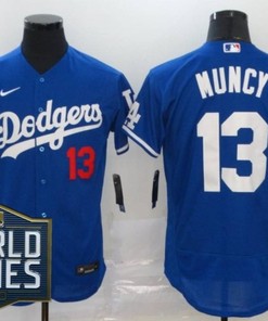 Los Angeles Dodgers Max Muncy #13 2020 Mlb Blue Jersey - Robokeg