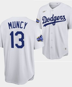 Los Angeles Dodgers Max Muncy White Jersey 13 2022-23 All-Star Uniform - Robokeg