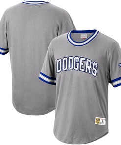 Los Angeles Dodgers Mitchell & Ness Cooperstown Collection Wild Pitch Jersey T-shirt - Gray Mlb - Robokeg