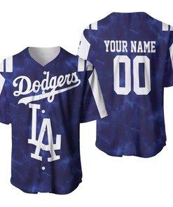 Los Angeles Dodgers Mlb Fan 3d Personalized Baseball Jersey - Robokeg