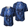 Los Angeles Dodgers Mlb Fan Skull Baseball Jersey - Robokeg