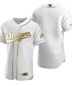 Los Angeles Dodgers Mlb Golden Brandedition White Jersey Gift For Dodgers Fans - Robokeg