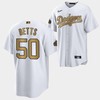 Los Angeles Dodgers Mookie Betts 2022-23 All-Star 50 White Jersey - Robokeg