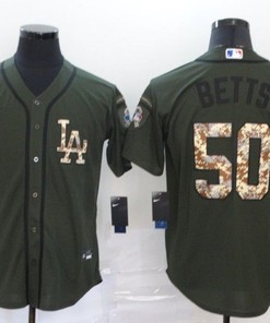 Los Angeles Dodgers Mookie Betts #50 2020 Mlb Dark Grey Jersey - Robokeg