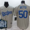 Los Angeles Dodgers Mookie Betts #50 2020 Mlb Gold Jersey - Robokeg