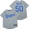 Los Angeles Dodgers Mookie Betts #50 2020 Mlb Light Grey Jersey - Robokeg
