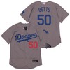 Los Angeles Dodgers Mookie Betts #50 2020 Mlb Light Plum Jersey - Robokeg
