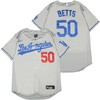 Los Angeles Dodgers Mookie Betts #50 2020 Mlb Silver Jersey - Robokeg