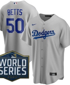 Los Angeles Dodgers Mookie Betts #50 2020 Mlb White Jersey A1 - Robokeg