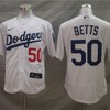 Los Angeles Dodgers Mookie Betts #50 2020 Mlb White Jersey A2 - Robokeg