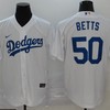 Los Angeles Dodgers Mookie Betts #50 2020 Mlb White Jersey A4 - Robokeg