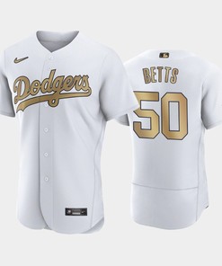 Los Angeles Dodgers Mookie Betts 50 2022-23 All-Star Game White Jersey - Robokeg