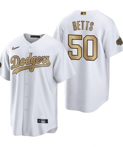 Los Angeles Dodgers Mookie Betts White 2022-23 All-Star Game Jersey - Robokeg
