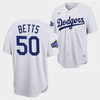 Los Angeles Dodgers Mookie Betts White Jersey 50 2022-23 All-Star Uniform - Robokeg