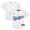 Los Angeles Dodgers Preschool Home Replica Team Jersey - White Mlb - Robokeg
