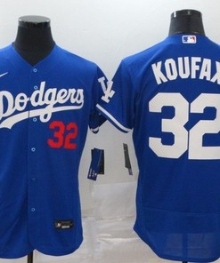 Los Angeles Dodgers Sandy Koufax #32 2020 Mlb Navy Blue Jersey - Robokeg