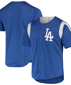 Los Angeles Dodgers Stitches Team Color Full-button Jersey - Royal Mlb - Robokeg