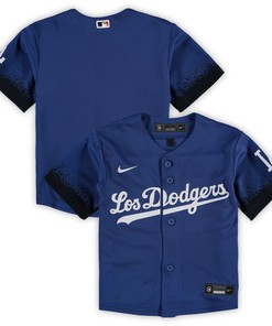 Los Angeles Dodgers Toddler 2021 Mlb City Connect Replica Team Jersey - Royal - Robokeg